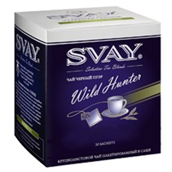 Чай Svay Wild Hunter (Дикий охотник) Черный пуэр (20саше по 2гр.) - фото 18523