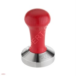 Темпер MOTTA (сталь) с дер. ручкой (красный) d58мм - фото 21176
