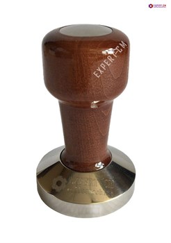 Темпер сталь коричневый (дерево) с вставкой d57мм EXPERT-CM - фото 23165