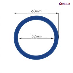 Кольцо уплотнительное группы из термостойкого синего силикона SPAZIALE d63х52мм h6.65мм - фото 23929