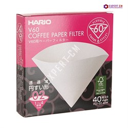 Бумажные фильтры Hario VCF-02-40W 40 шт. - фото 25244