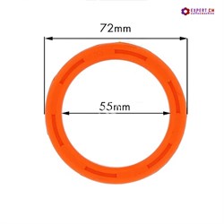Кольцо уплотнительное группы MARZOCCO (оранжевый силикон) 6.1/8мм - фото 26064