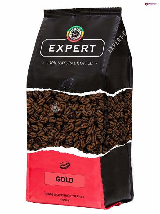 Кофе в зернах Lalibela Coffee EXPERT Gold (Лалибела Кофе ЭКСПЕРТ Голд) 1 кг, пакет с клапаном - фото 34350