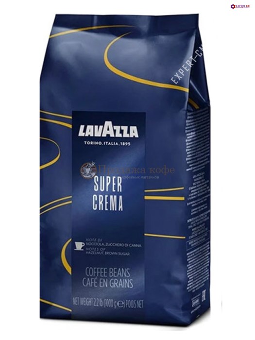 Кофе в зернах Lavazza Super Crema, 1 кг - фото 34355