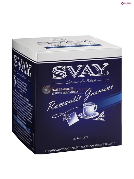 Чай Svay зеленый Romantic Jasmine (Чарующий жасмин) ( 20саше по 2гр.) - фото 34468