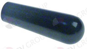 Ручка крана пар/вода (черный) М8 d20мм, L58,5мм