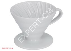 Воронка керамическая белая Hario VDC-02W на 1-4 чашки