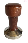 Темпер сталь с коричневой ручкой (дерево) d58,5мм EXPERT-CM