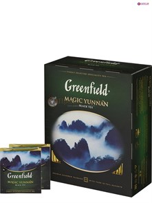 Чай черный Greenfield Magic Yunnan пакетированный 100 пакетиков в упаковке