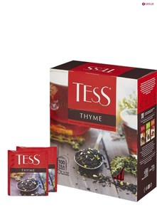 Чай черный Tess Thyme, 100 пакетиков в упаковке