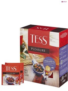 Чай TESS (Тесс) Pleasure,черный пакетированный 100 шт/уп