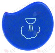 Заглушка декоративная ручки крана пара (синяя) BEZZERA
