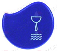 Заглушка декоративная ручки крана воды (синяя) BEZZERA