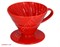 Воронка керамическая красная Hario VDC-02R на 1-4 чашки*** - фото 13585