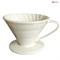 Воронка керамическая для приготовления кофе V60-02, белая - фото 29886